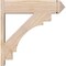 Ekena Millwork Merced Smooth Arts and Crafts Outlooker, Douglas Fir, 7 1/2"W x 28"D x 28"H OUT08X28X28MRC03SDF - alternate 3